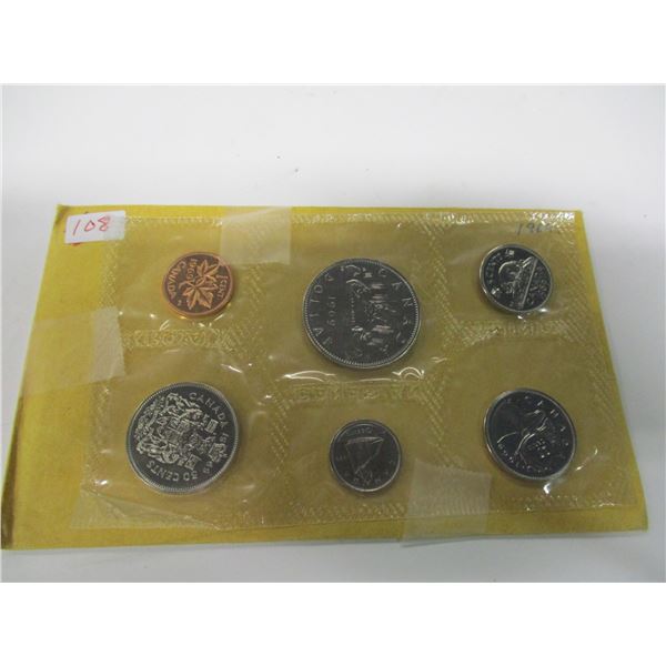 1969 PROOF CANADA MINT SEALED COIN SET