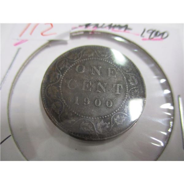 1900 CANADA VICTORIAN LARGE PENNY
