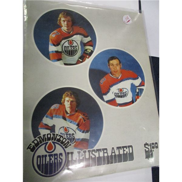 COLLECTABLE:  1975 EDMONTON OILERS ILLUSTRATED CATALOG