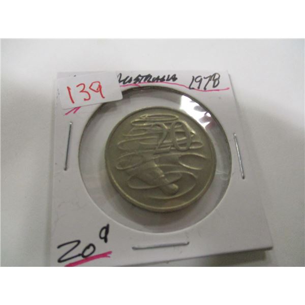 19778 AUSTRALIA 20 CENT COIN