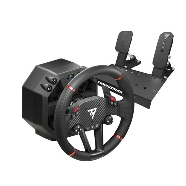 THRUSTMASTER T598 DIRECT AXIAL DRIVE RACING WHEEL AND PEDAL SET FOR PS5/ PS4/ PC TESTED WORKING, RET