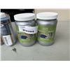 Image 3 : 2 NEW BOTTLES MODERN MASTERS METALLIC PAINT COLLECTION (SILVER) AND 3 BOTTLES SAMAN WOOD STAIN (AZUR