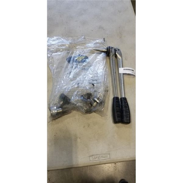 PEX TUBE EXPANDER AND SET OF DIES