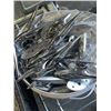 Image 4 : 2 CRATES AND BUCKET FULL OF MARINE COMPNENTS, CLEATS, CONNECTORS ETC