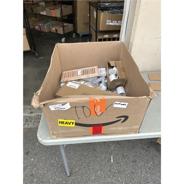 LARGE LOT OF AMAZON OVERSTOCK. HARDWARE