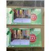 Image 2 : 2 HOLIDAY LIVING LED LIGHTED CHRISTMAS TREE. 30 IN X 30 IN X 5.83 FT