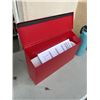 Image 3 : NEW KYODOLED WALL MOUNTED GLAVINIZED STEEL MAIL BOX. RED