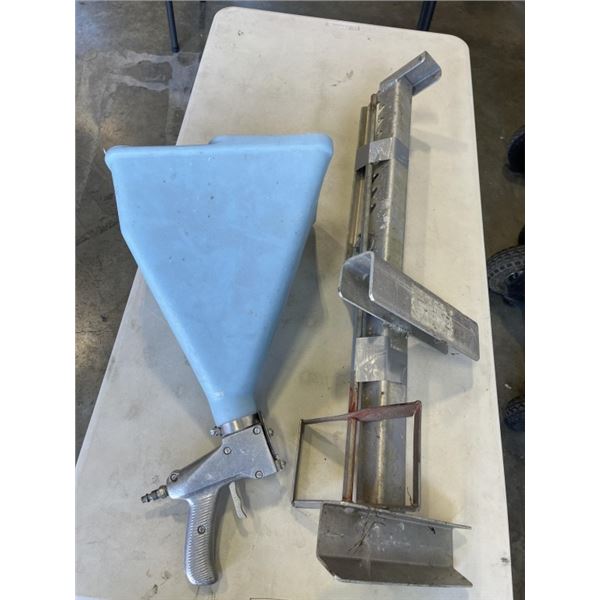 LADDER JACK, PADDLE MIXER AND CRAFT GRAVITY FED HOPPER SPRAY GUN