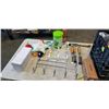 Image 2 : MILK CRATE INCLUDING POWERFIST 1" CHISEL, 10 PACK PENCILS, SANITIZATION WIPES, TENNIS BALLS