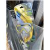 Image 3 : PLASTIC TOTE WITH 2 NEW YOUTH SNORKLE SETS, 2 KIDS SWIMMING GAZER MASKS, HYDROFORCE PLASTIC OAR
