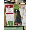 Image 2 : HOLIDAY TIME 7 FOOT PRE LIT DUNCAN QUICK SET CHRISTMAS TREE