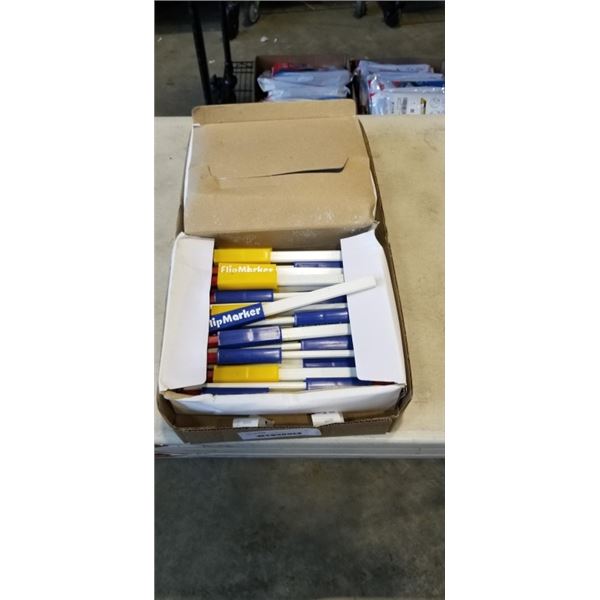 2 BOXES OF FLIP MARKERS