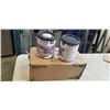 Image 1 : 4 CANS RUST-OLEUM HOME FLOOR COATING (3 SEMI GLOSS CLEAR, 1 BLACK)