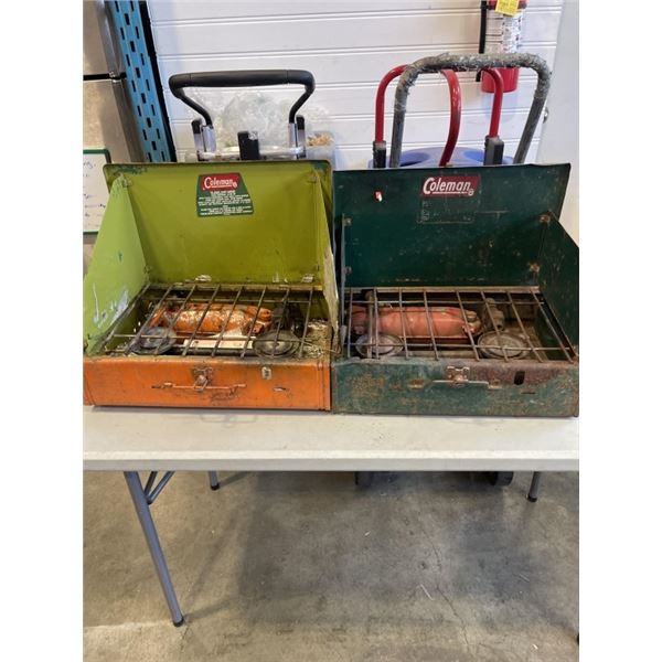 2 COLEMAN PROPANE STOVES