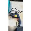 Image 2 : MILK CRATE WITH GREATNECK 3/8" VARIABLE SPEED DRILL, DEWALT STAPLER, EGO 56V LITHIUM-ION BATTERY. AL