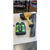 Image 3 : MILK CRATE WITH GREATNECK 3/8" VARIABLE SPEED DRILL, DEWALT STAPLER, EGO 56V LITHIUM-ION BATTERY. AL
