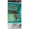 Image 4 : MILK CRATE WITH GREATNECK 3/8" VARIABLE SPEED DRILL, DEWALT STAPLER, EGO 56V LITHIUM-ION BATTERY. AL