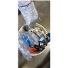 Image 2 : BUCKET WITH WORK LIGHT, SHELVING BRACKETS