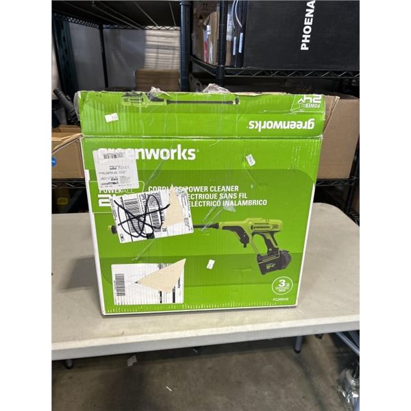 GREENWORKS 24V CORDLESS POWER CLEANER