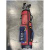 Image 2 : ASSORTED VINTAGE GOLF CLUBS IN YOUTH BAG