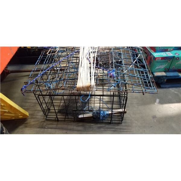 2 METAL CRAB TRAPS