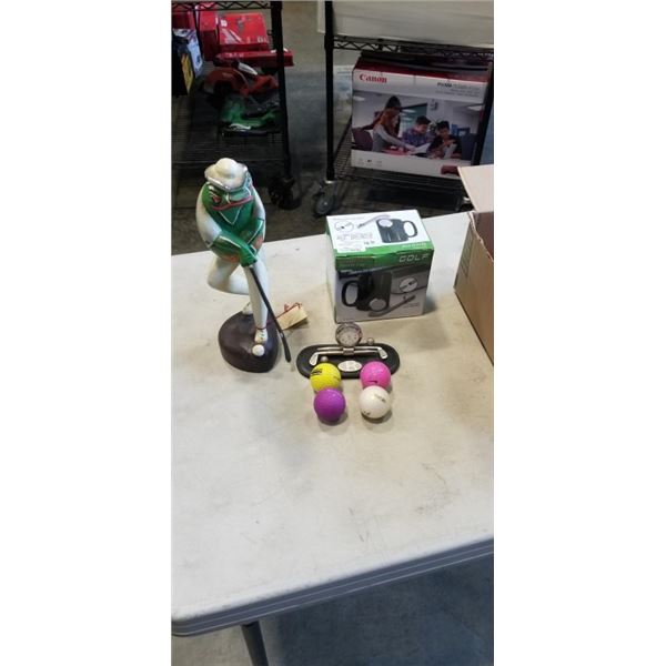 BOX OF GOLF COLLECTIBLES