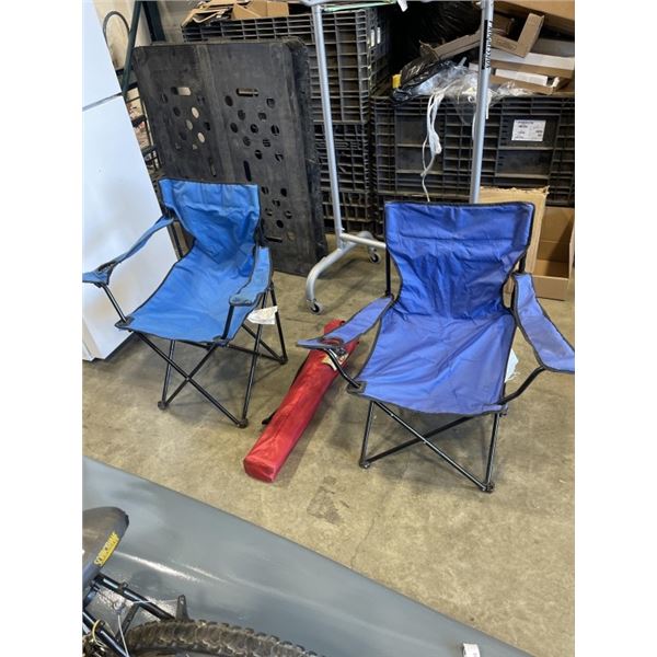 3 FOLDING CAMP CHAIRS