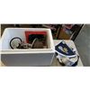 Image 1 : STYROFOAM COOL WITH PROPANE HEATER +BURNER STOVE + FOLDING BBQ