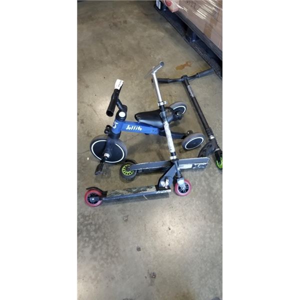 2 SCOOTERS AND KIDS JOLLITO