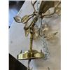 Image 3 : 2 HANGING FIXTURES, ONE WITH AMBER CRYSTALS