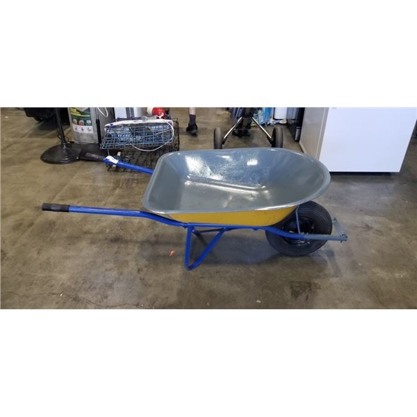 METAL WHEELBARROW