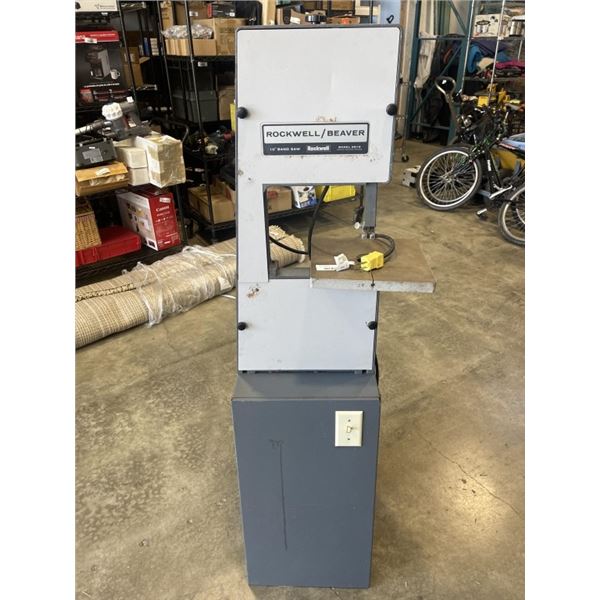 ROCKWALL/BEAVER BANDSAW. MODEL 28115. WORKING