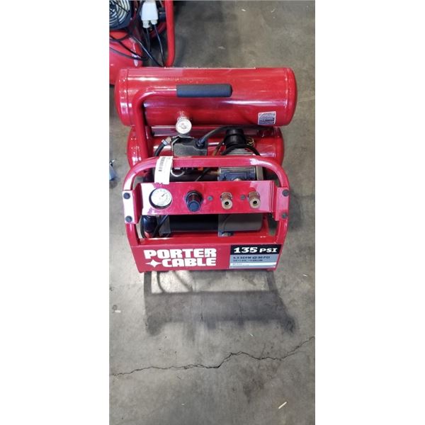 PORTER CABLE 135 PSI COMPRESSOR. MODEL CPF23400S-2