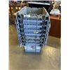 Image 1 : STACK OF 8 HEAVY DUTY STORAGE TOTES WITH BUILT IN LIDS