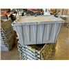 Image 4 : STACK OF 10 HEAVY DUTY STORAGE TOTES WITH BUILT IN LIDS