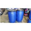 Image 1 : TWO 200 FOOD GRADE BARRELS WITH LIDS