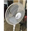 Image 3 : 2 FLOOR FANS, ONE IS METAL BASED OUTDOOR FAN