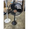 Image 4 : 2 FLOOR FANS, ONE IS METAL BASED OUTDOOR FAN