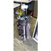Image 1 : GOLF BAG W/ CLUBS - 9 IRONS, 3 CLUBS