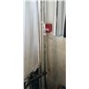 Image 2 : BUNDLE OF 12 FOOT ALUMINUM GLASS EDGING AND APPROX 16 FOOT 1 INCH PIPE