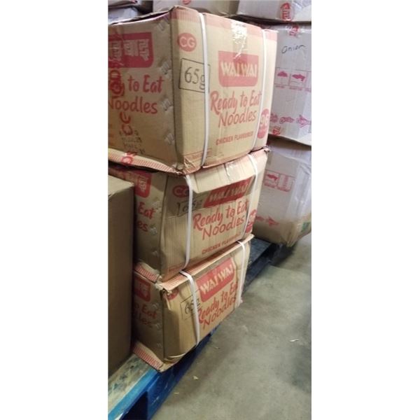 3 BOXES OF WAI WAI READY TO EAT CHICKEN NOODLES BB 07/2026