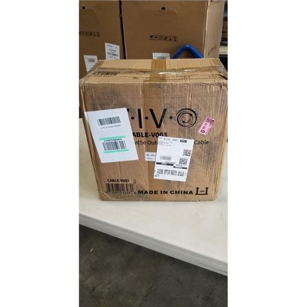 VIVO BLACK 1000FT CAT5E CABLE