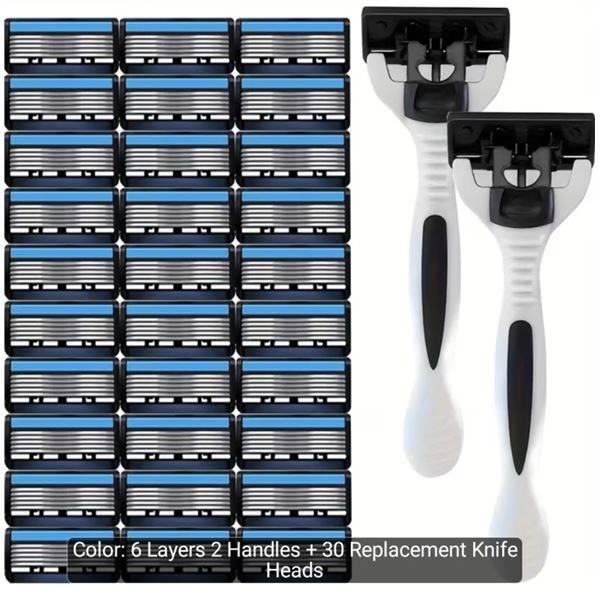 NEW 32PC 6 LAYER RAZOR SET