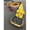 Image 2 : ED HARDY, TIMBERLAND AND G'A' LEATHER BELTS, AUTHENTIC