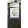 Image 1 : 1935 CANADIAN SILVER 25 CENT KING GEORGE V .800 SILVER FINE CONDITION