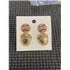 Image 1 : 2 SETS OF NEW DYNAMIC BASEBALL THEMED EARRINGS
