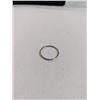 Image 2 : TASHI 925 STERLING SILVER RING BAND SET W/ TINY GENUINE DIAMONDS