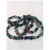 Image 2 : STRAND OF NATURAL PINK AND GREEN TOURMALINE STONES