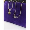 Image 1 : 925 ITALY STERLING SILVER CHAIN W/ PENDANT NECKLACE