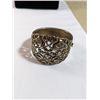 Image 1 : VINTAGE SILVER TONE HINGED BANGLE BRACELET